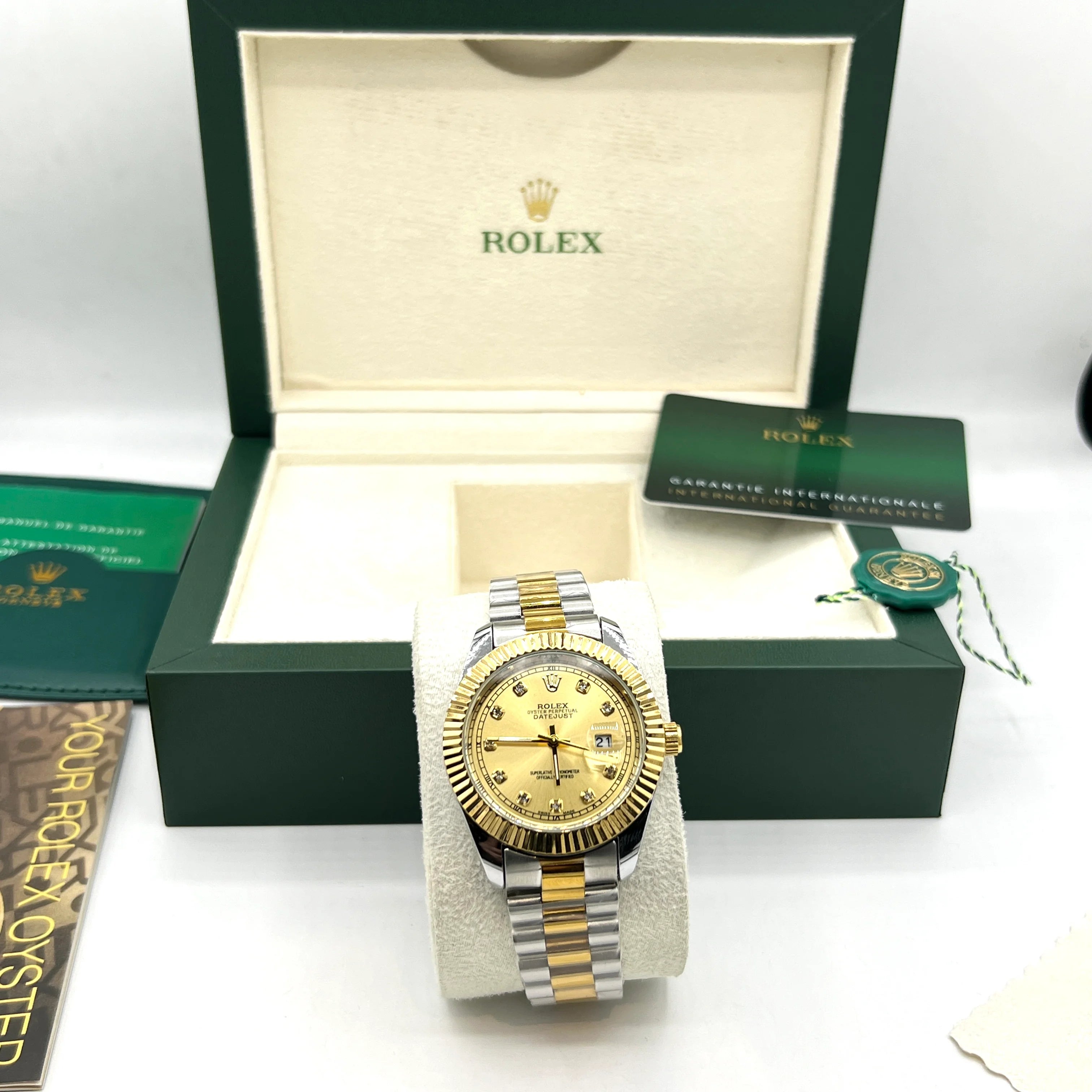 ROLEX WATCH QUARTZ WITH BOX